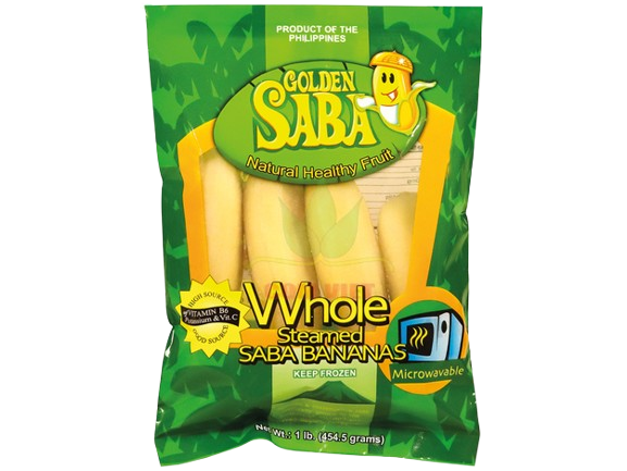 Steamed Saba Banana (Whole) 454g GOLDEN SABA